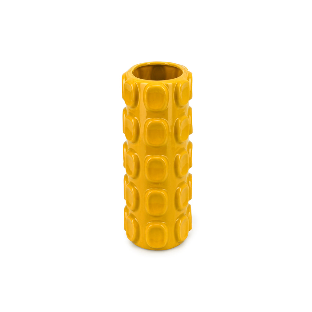 Yellow Textured Bubble 60s Vase (A+D)