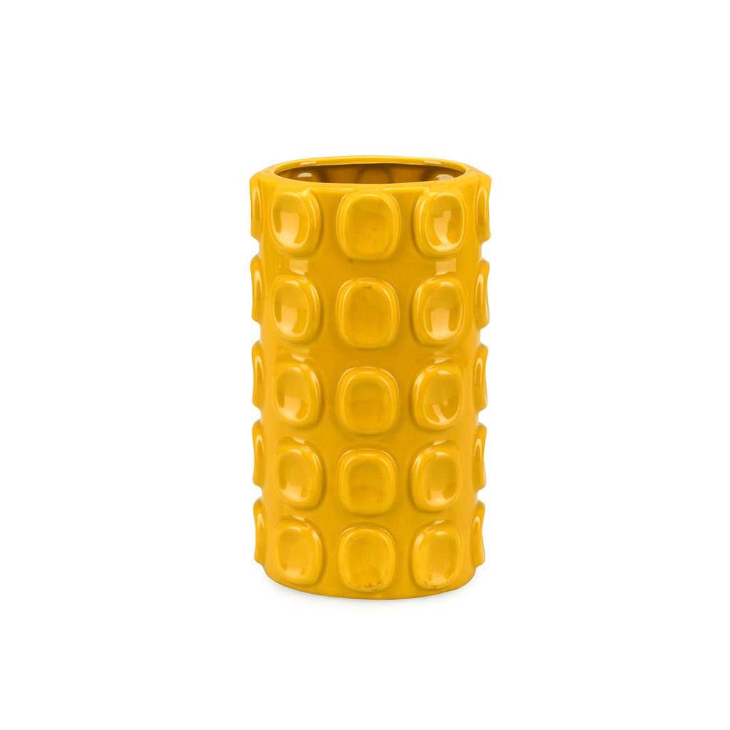 Yellow Textured Bubble 60s Vase (A+D)