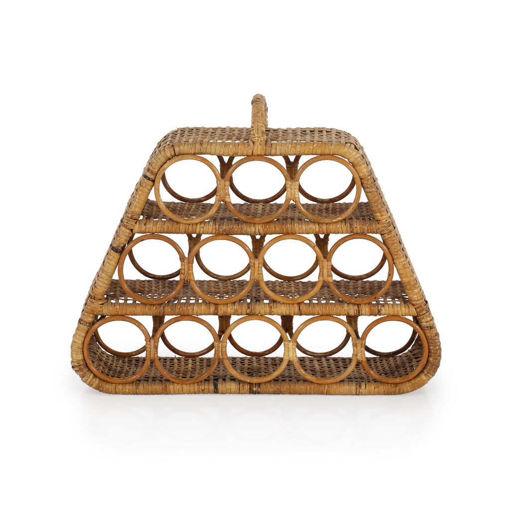 Wicker Wine / Bottle Rack