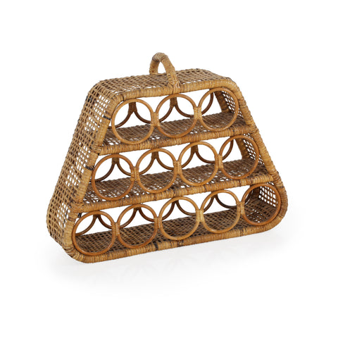 Wicker Wine / Bottle Rack