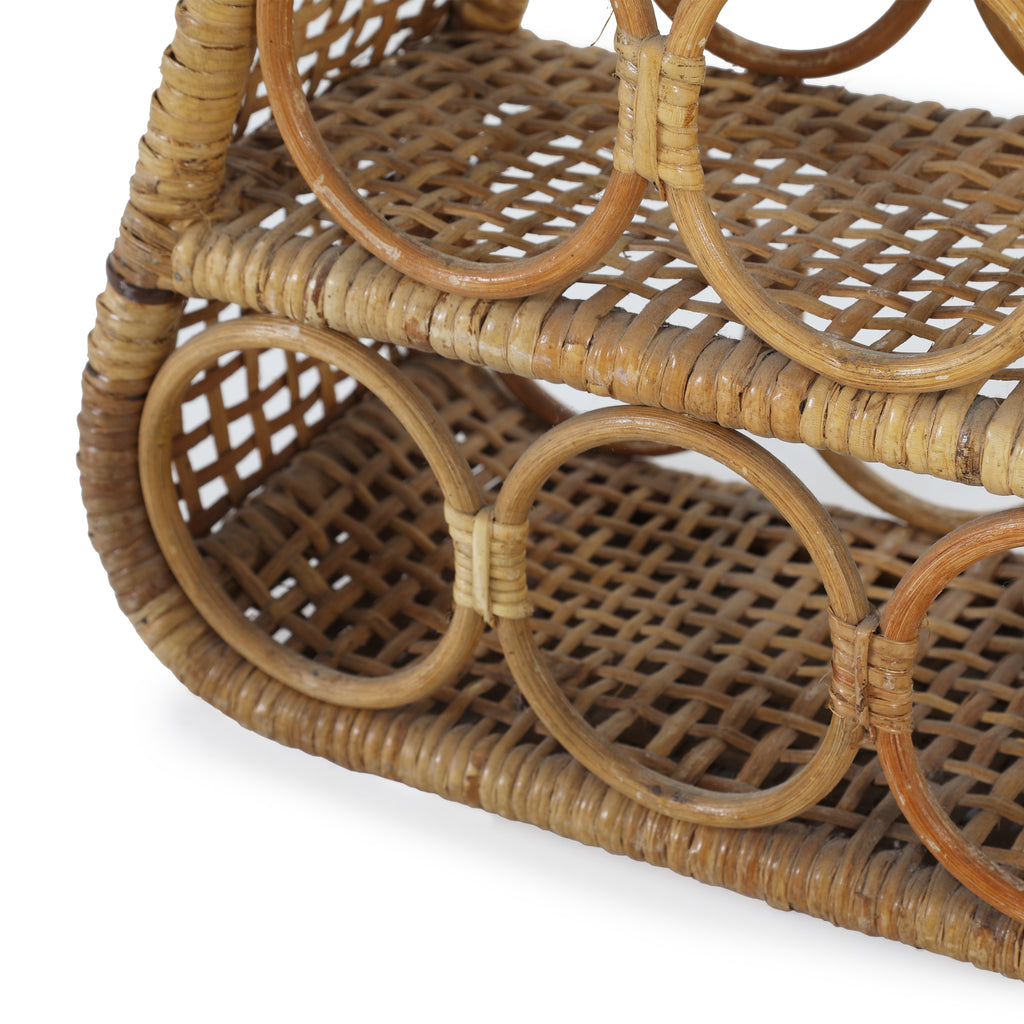 Wicker Wine / Bottle Rack