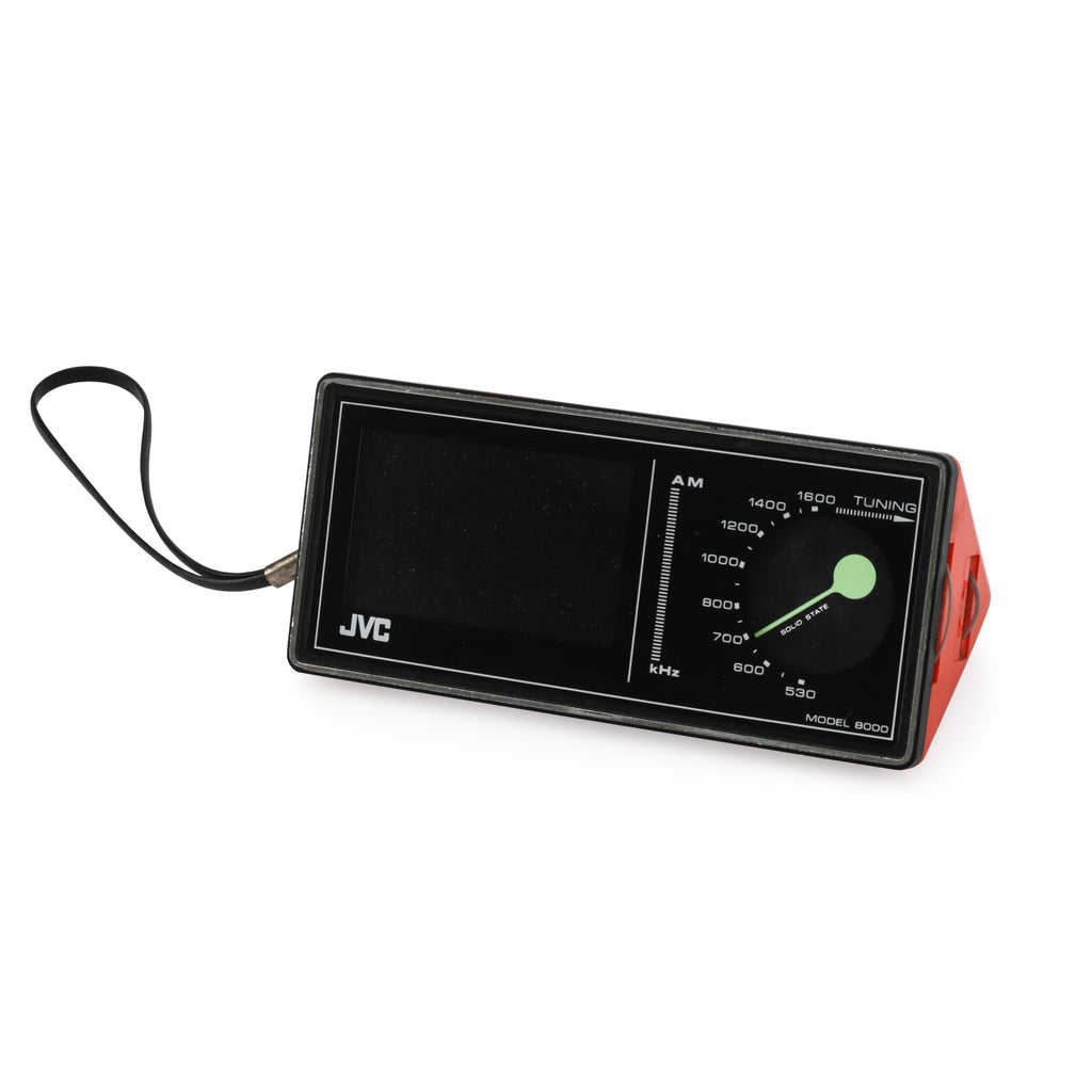 Red JVC Portable Transistor Radio