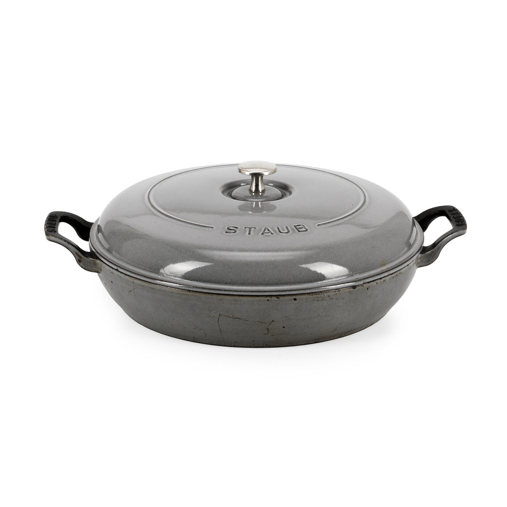 Grey Cast Iron Staub Pan (A+D)