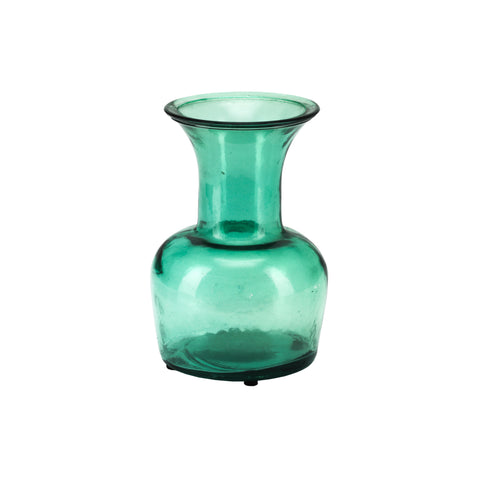 Aqua Blue Glass Vase (A+D)