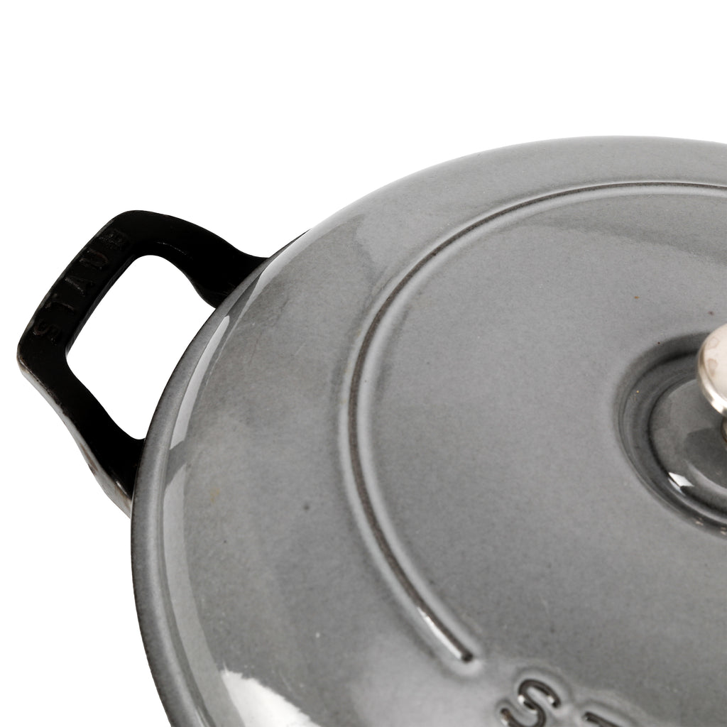Grey Cast Iron Staub Pan (A+D)