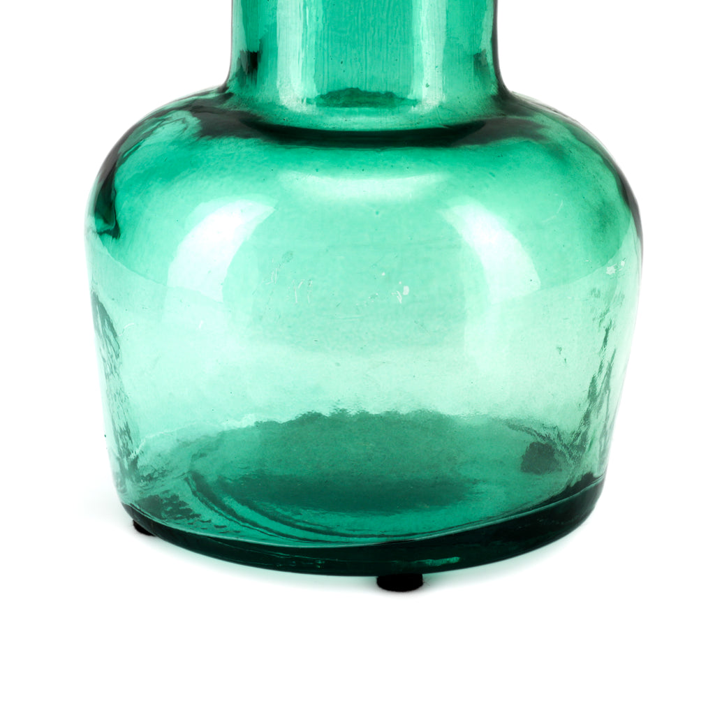 Aqua Blue Glass Vase (A+D)