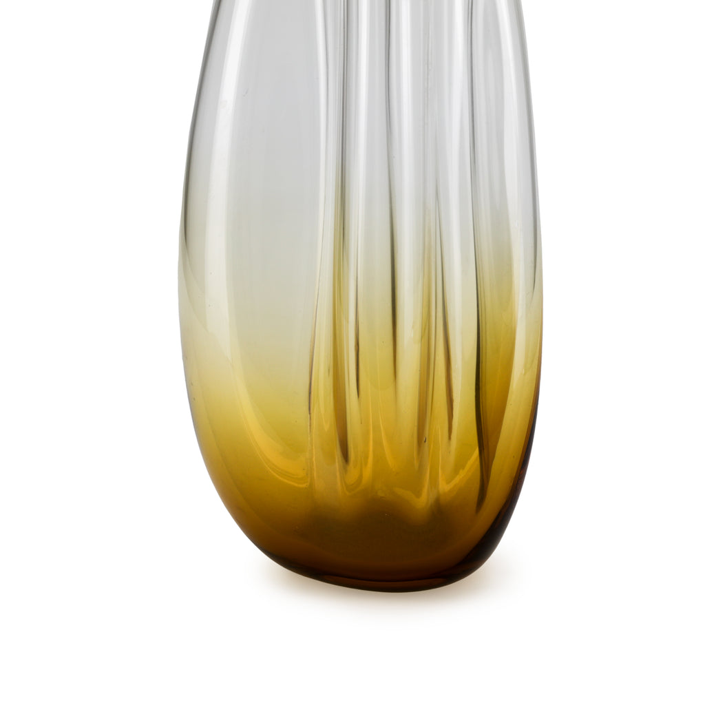 Amber Gradient Glass Vase (A+D)