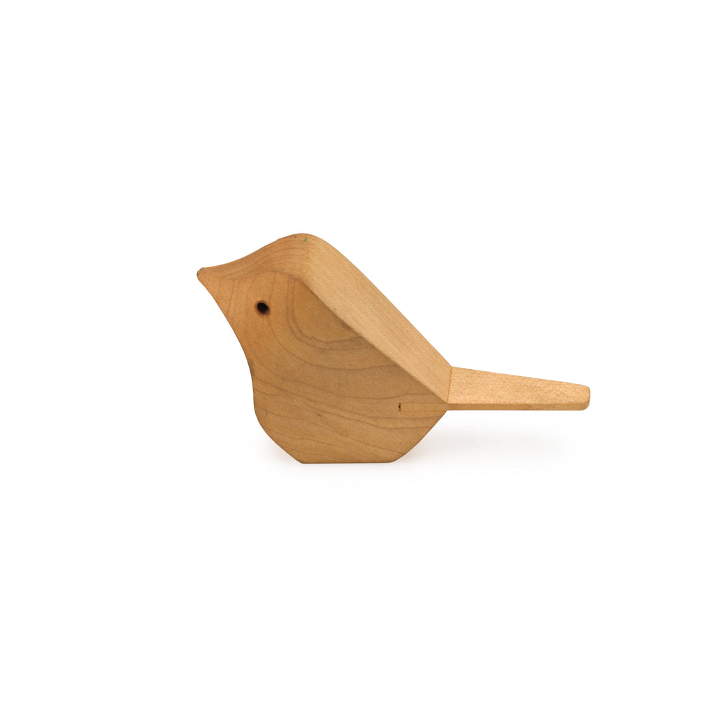 Small Wooden Robin Sculpture