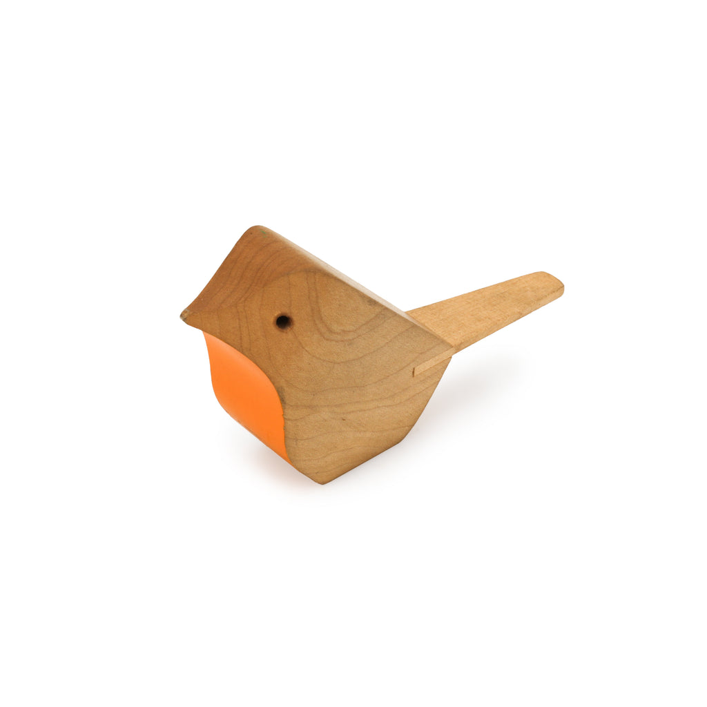Small Wooden Robin Sculpture