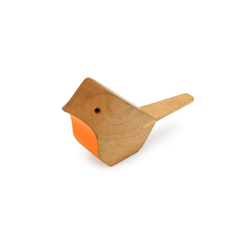 Small Wooden Robin Sculpture