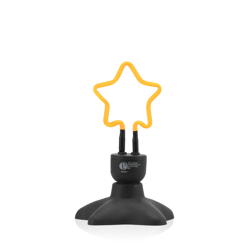 Neon Star Table Lamp