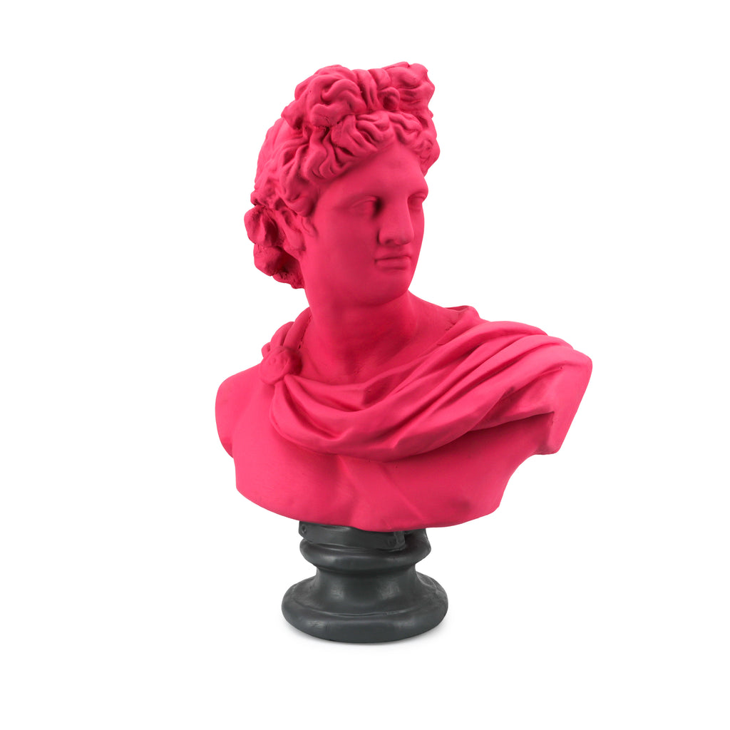 Large Pink Grecian Bust