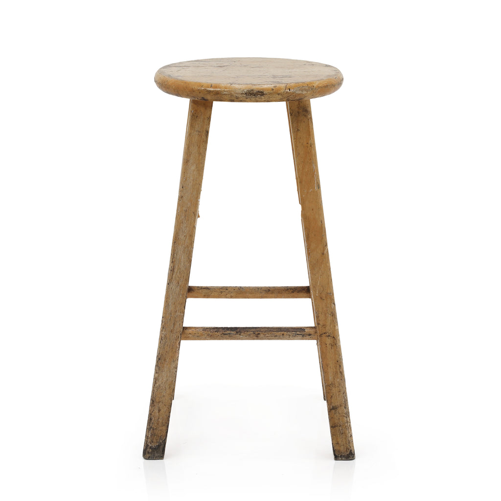 Rustic Wood Stool