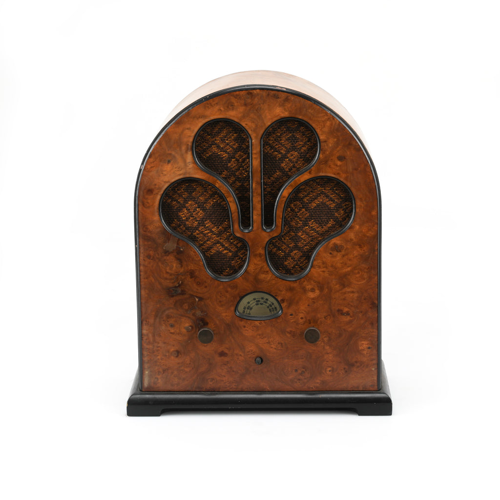 Vintage Wood Radio Speaker