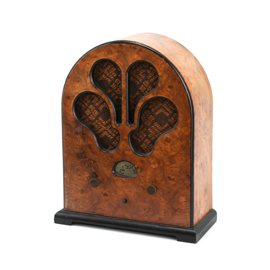 Vintage Wood Radio Speaker
