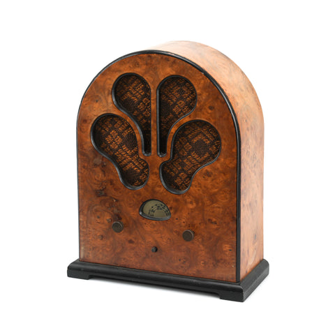 Vintage Wood Radio Speaker
