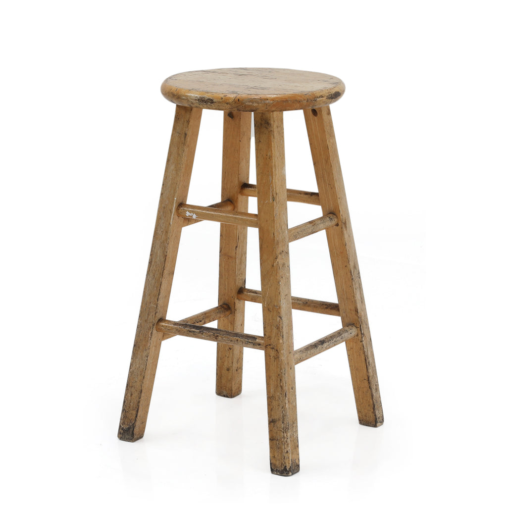 Rustic Wood Stool