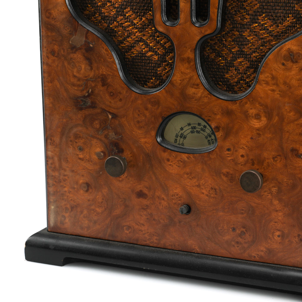 Vintage Wood Radio Speaker