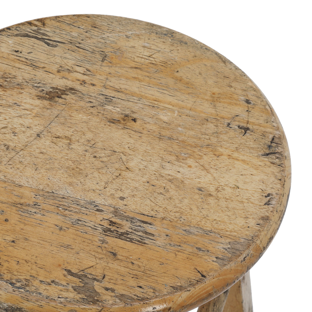Rustic Wood Stool