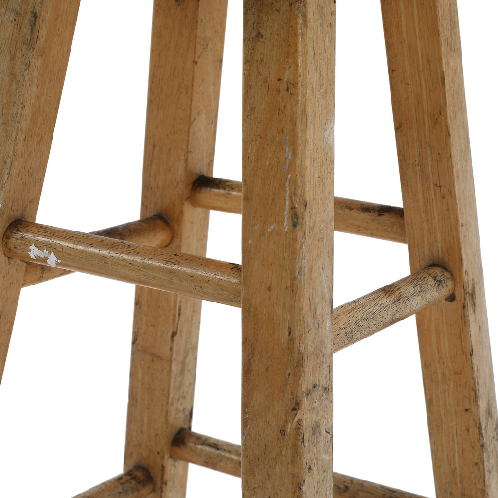 Rustic Wood Stool