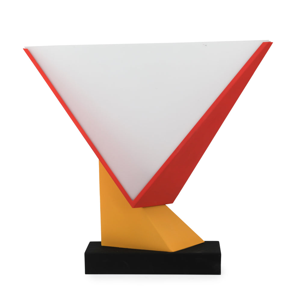 Orange / Yellow Geometric Table Lamp