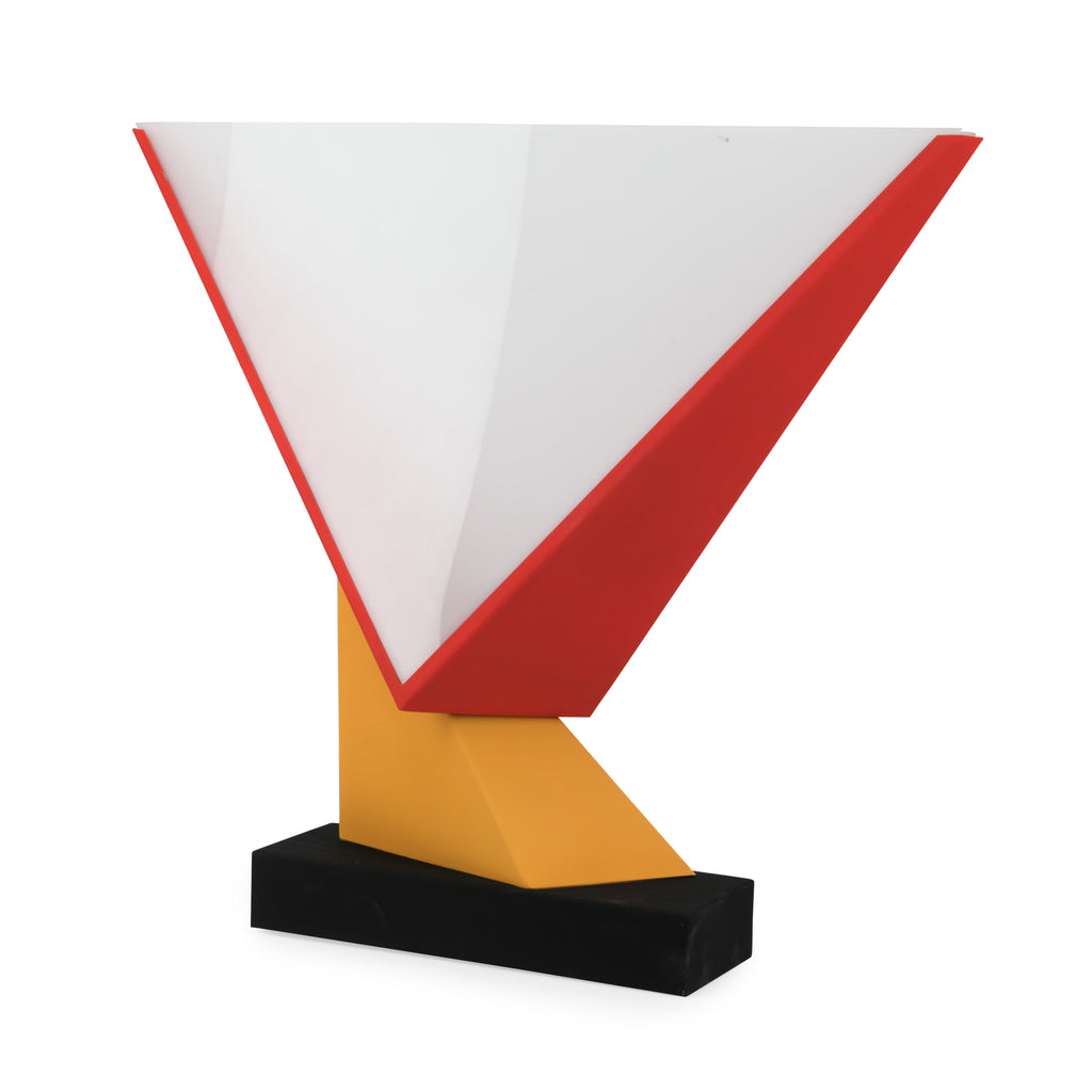 Orange / Yellow Geometric Table Lamp