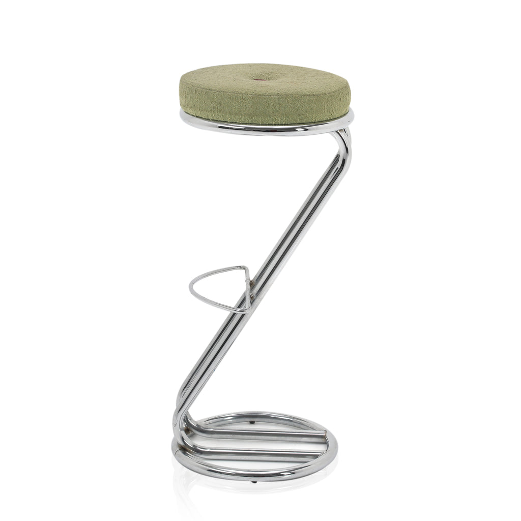 Green Chrome Z Stool