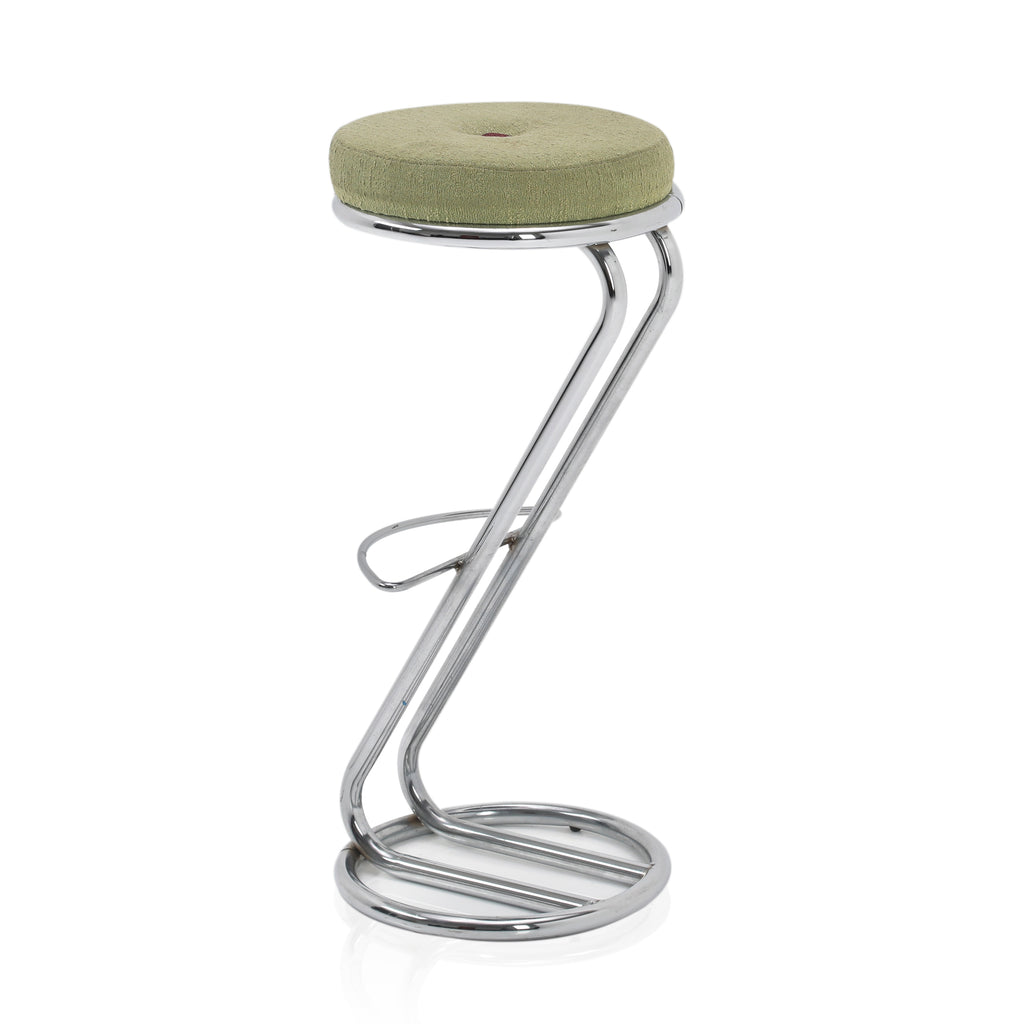 Green Chrome Z Stool