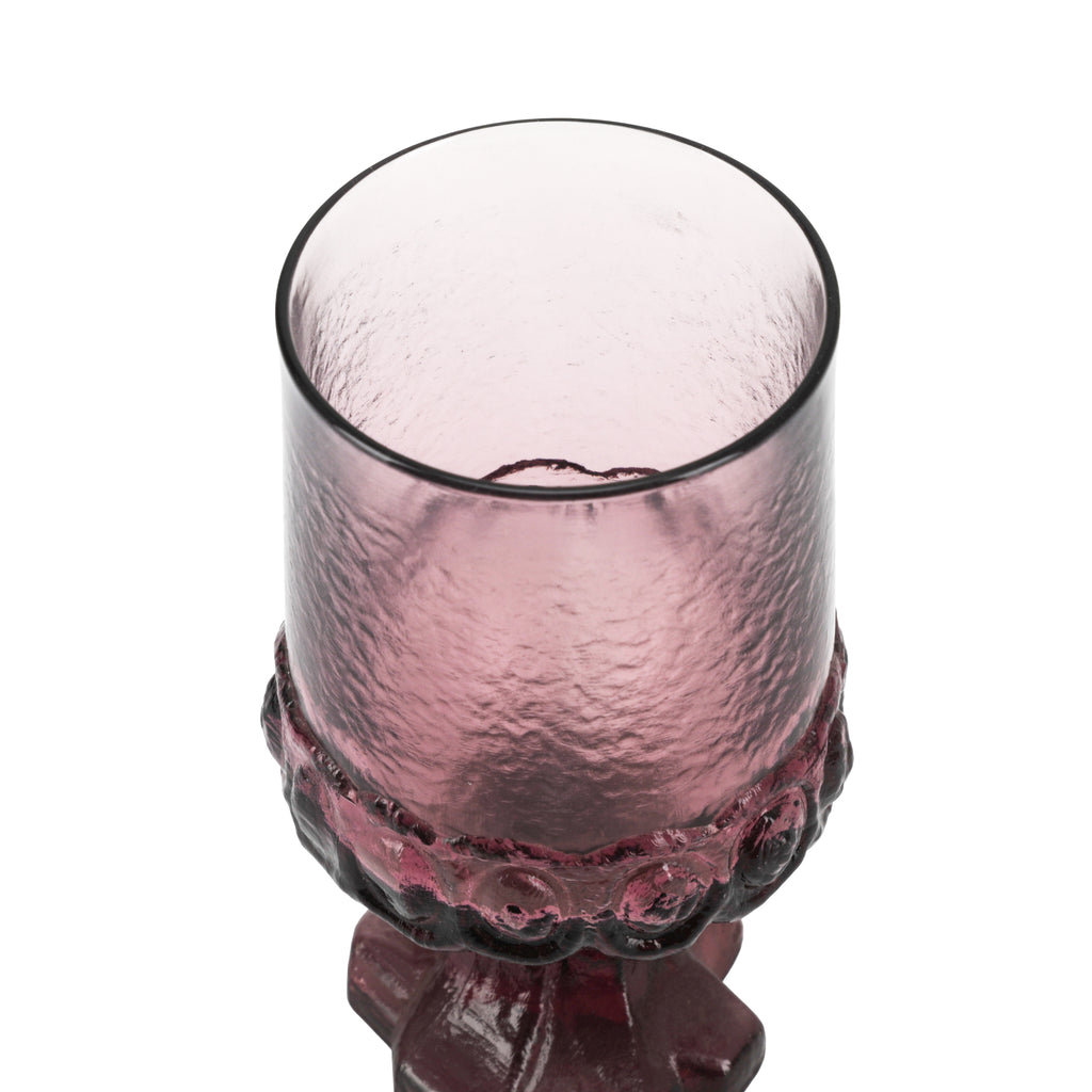 Purple Drinking Glass