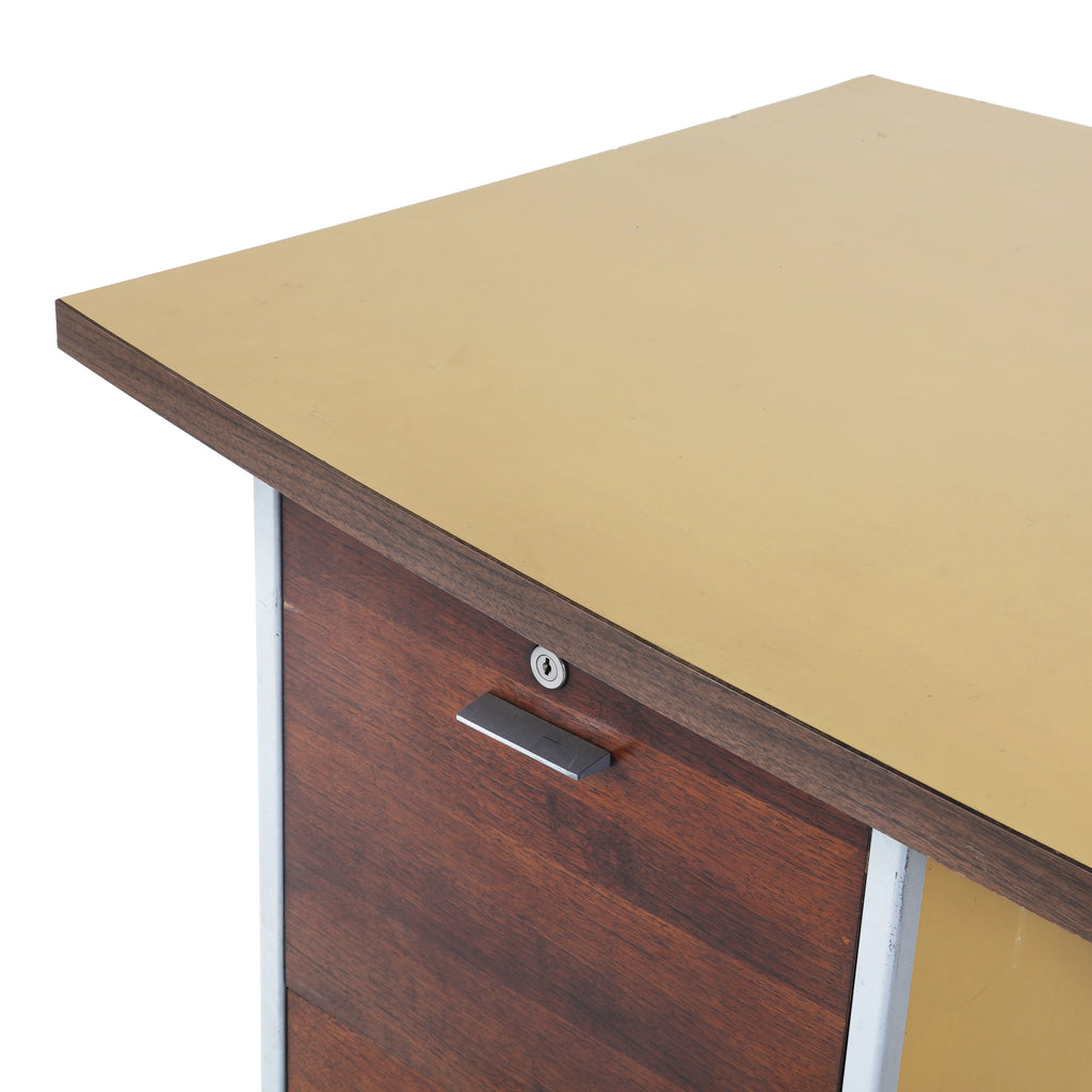 Yellow & Wood Executive Tanker Desk