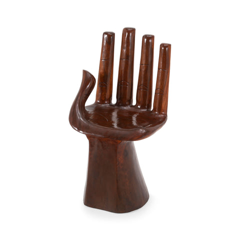 Dark Wood Hand Chair