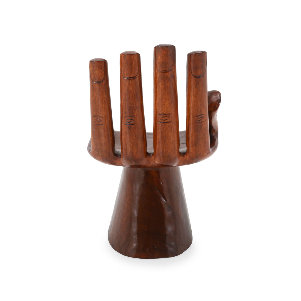 Dark Wood Hand Chair