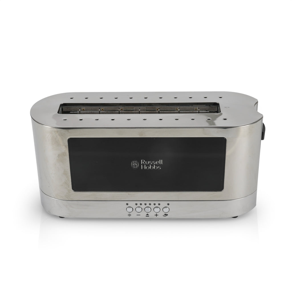 Chrome / Black Modern Toaster