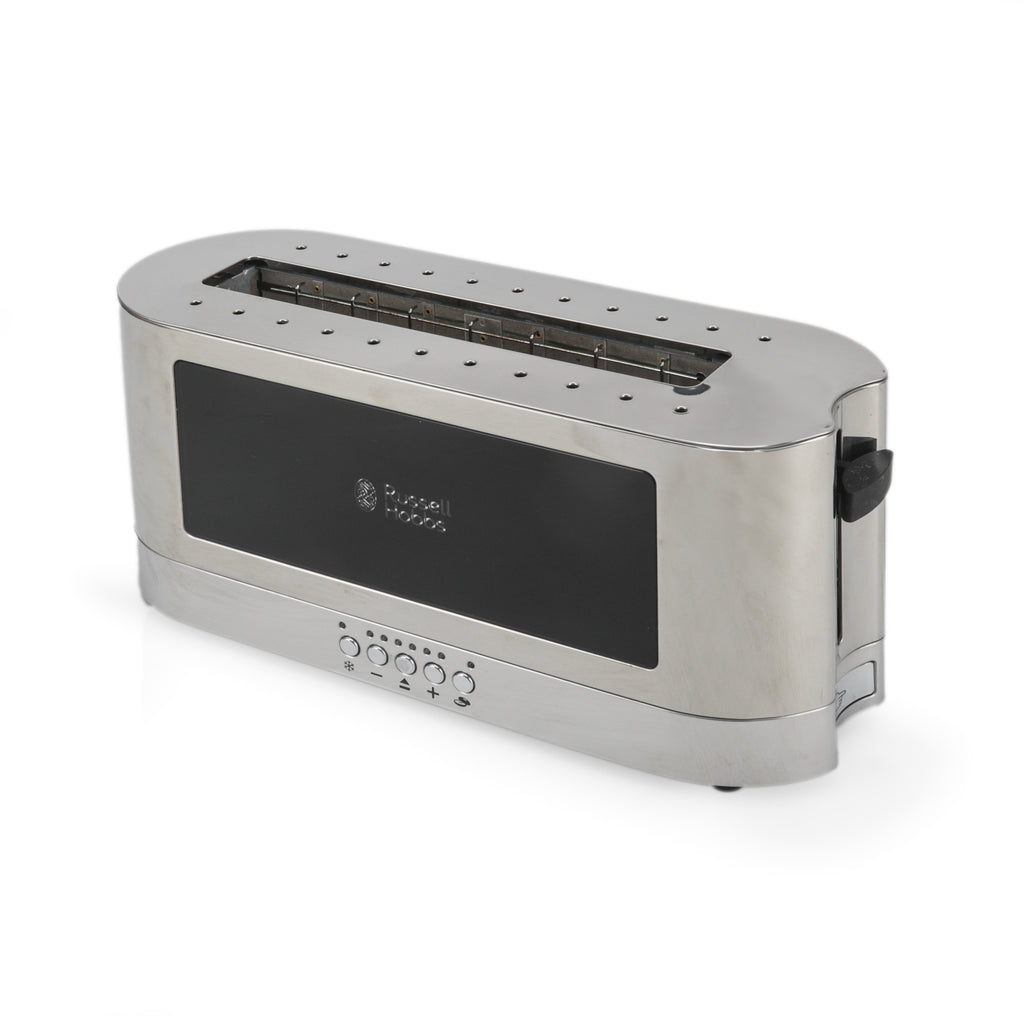 Chrome / Black Modern Toaster