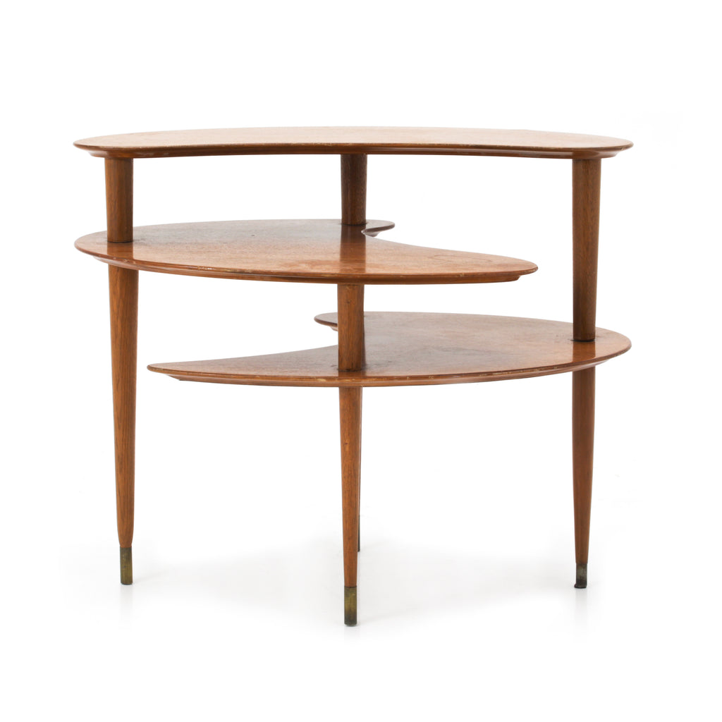 3 Tier Wood Coffee Table