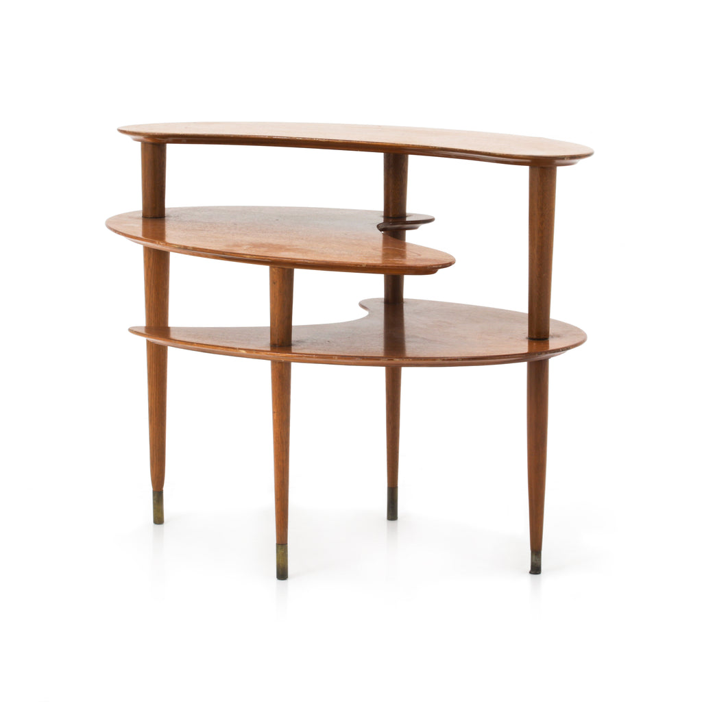 3 Tier Wood Coffee Table