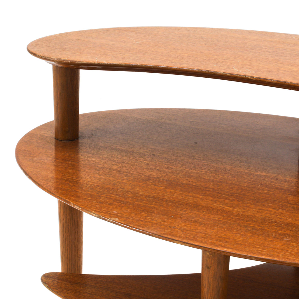 3 Tier Wood Coffee Table