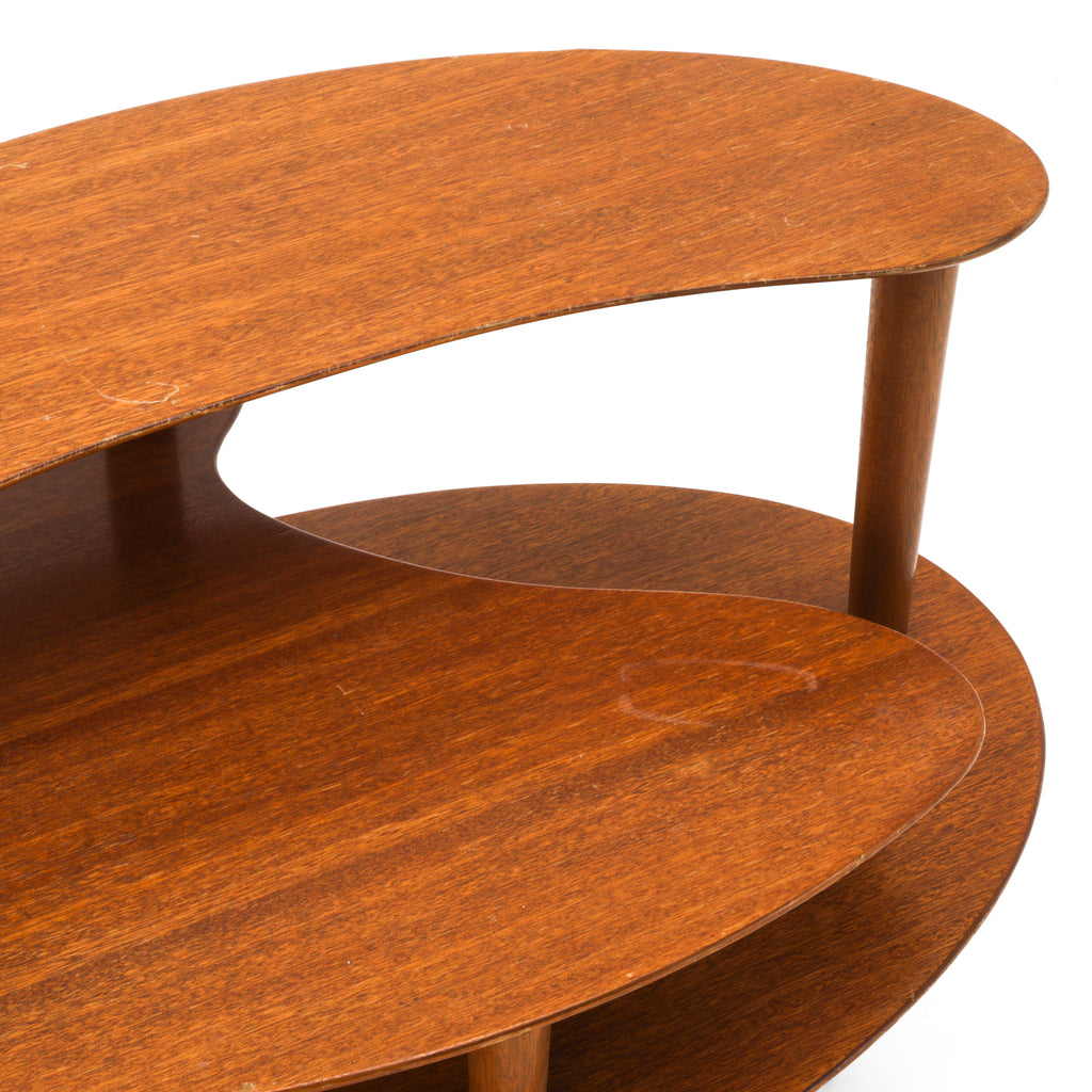 3 Tier Wood Coffee Table