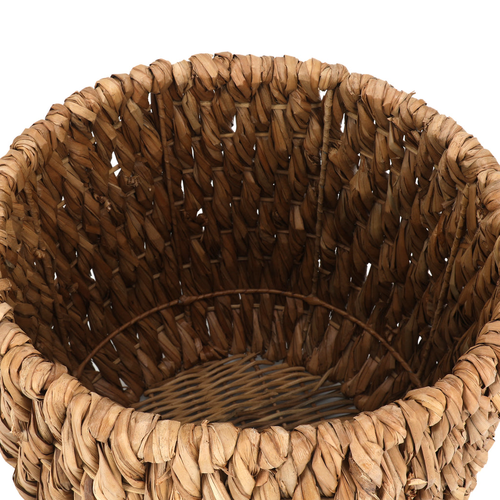 Thick Weave Wicker Basket - Medium
