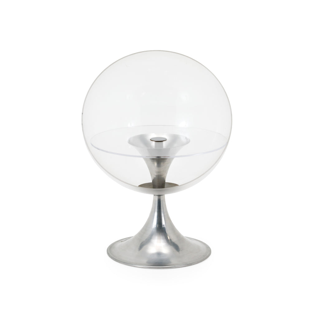 Round Lucite Acrylic Table w/ Tulip Base
