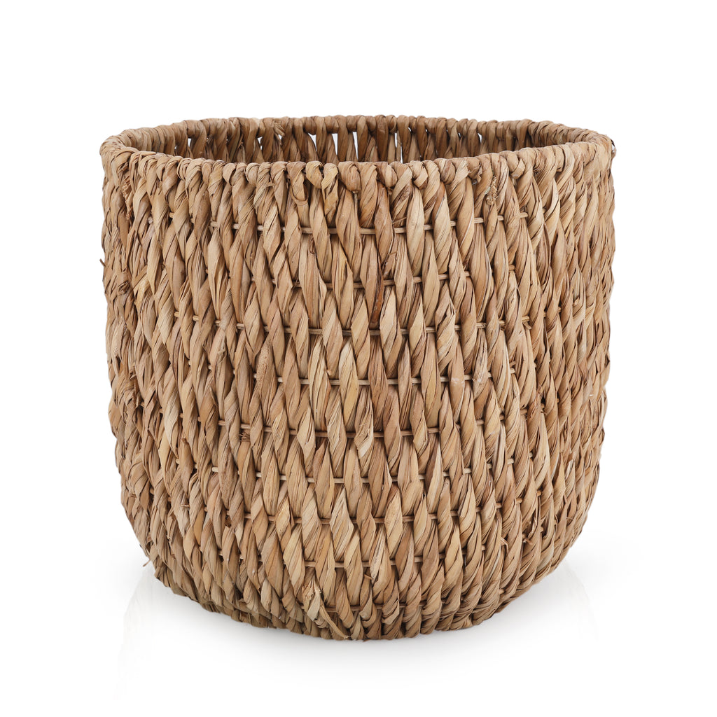 Thick Weave Wicker Basket - Medium