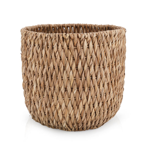 Thick Weave Wicker Basket - Medium