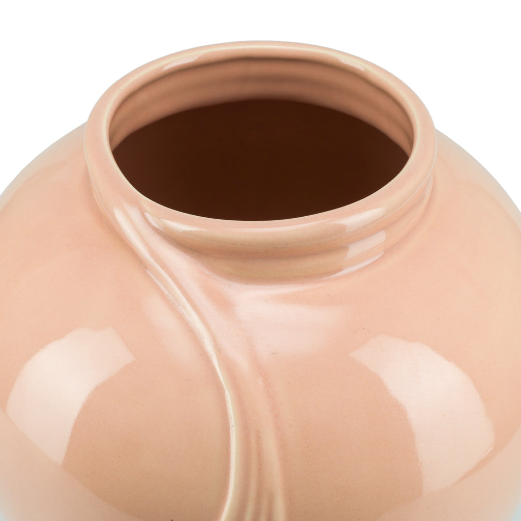 Peach Ceramic Vase (A+D)
