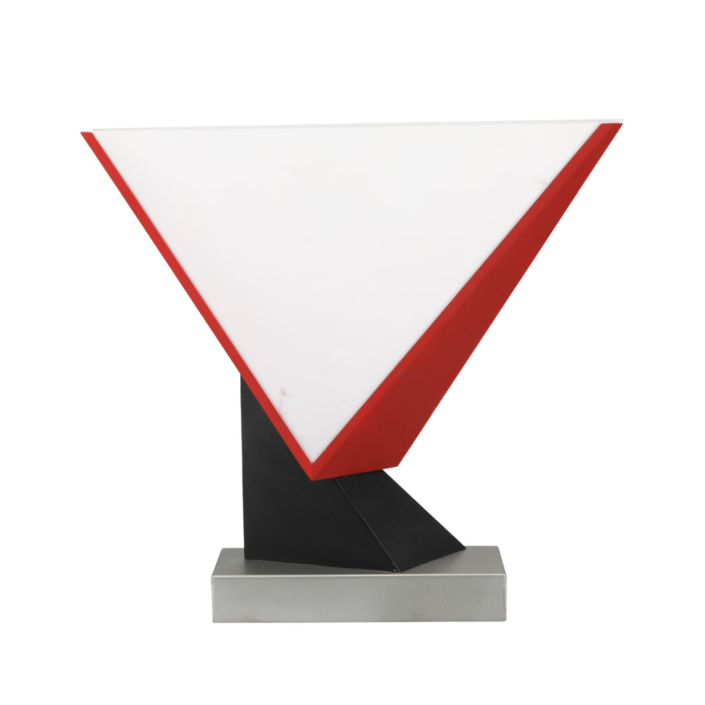 Red / Black Geometric Table Lamp