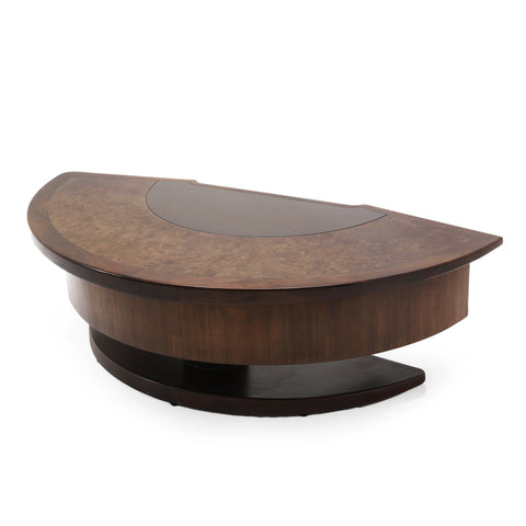 Brown Dark Wood Monteverdi Executive Desk