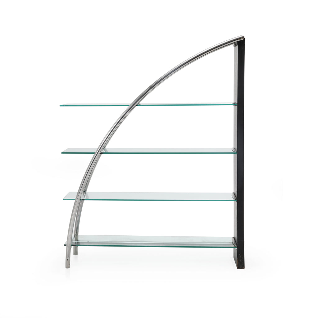 Bookcase Arches with Glass Shelves - Left