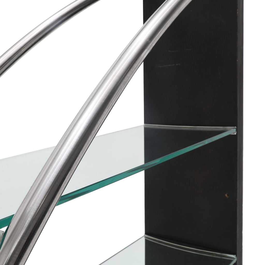 Bookcase Arches with Glass Shelves - Left