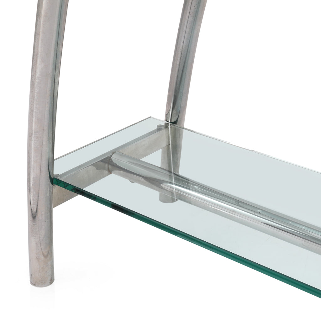 Bookcase Arches with Glass Shelves - Left
