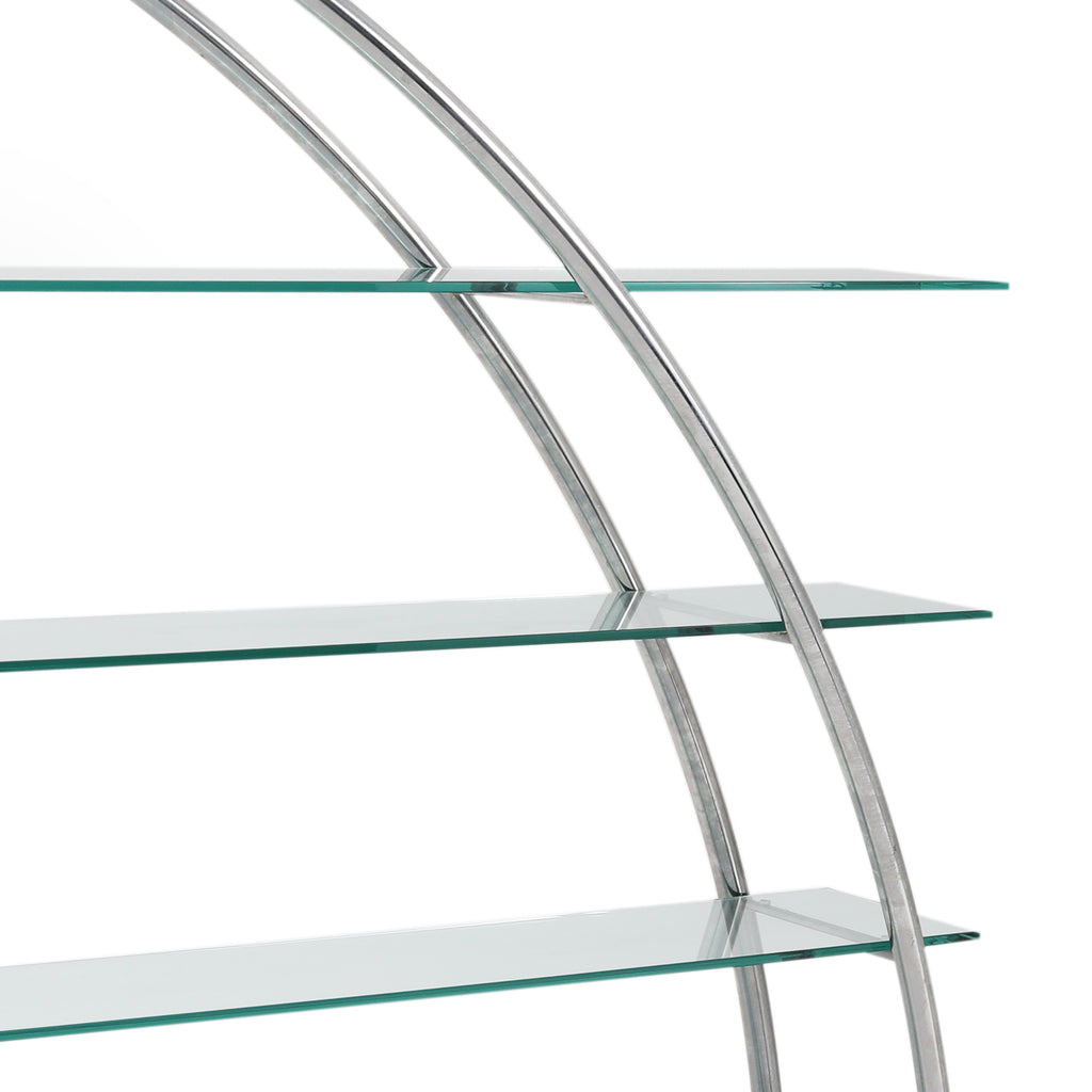 Bookcase Arches with Glass Shelves - Right