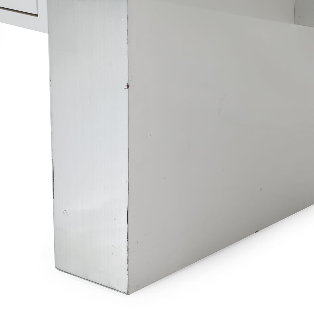 Glossy White Office Desk